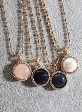 原创设计镶钻潮流时尚质感项链