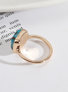 原创女合金欧美简约戒指百搭