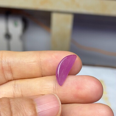 天然无烧无注胶红宝石戒面产地非洲埃塞俄比亚可镶嵌戒指随形有证