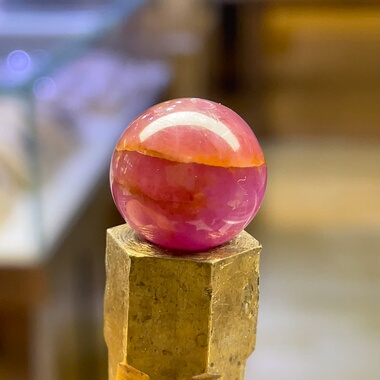 天然无烧无注胶红宝石圆珠佛珠念珠弟子珠文玩盘串多宝配珠37.6ct