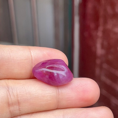 随形红宝石吊坠天然无烧无注胶无填充裸石吊坠黄金编织配件小滴溜