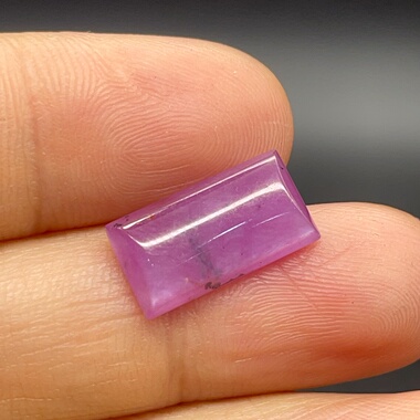 5.99ct天然红宝石枕形马鞍形裸石镶嵌戒面吊坠戒指专柜品质真现货