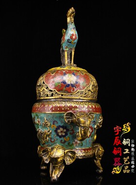 仿古风宣德炉影视道具家居装饰