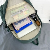 Брендовая японская вместительная и большая сумка через плечо с буквами, школьный рюкзак, ноутбук для школьников, Южная Корея, для средней школы, подходит для студента