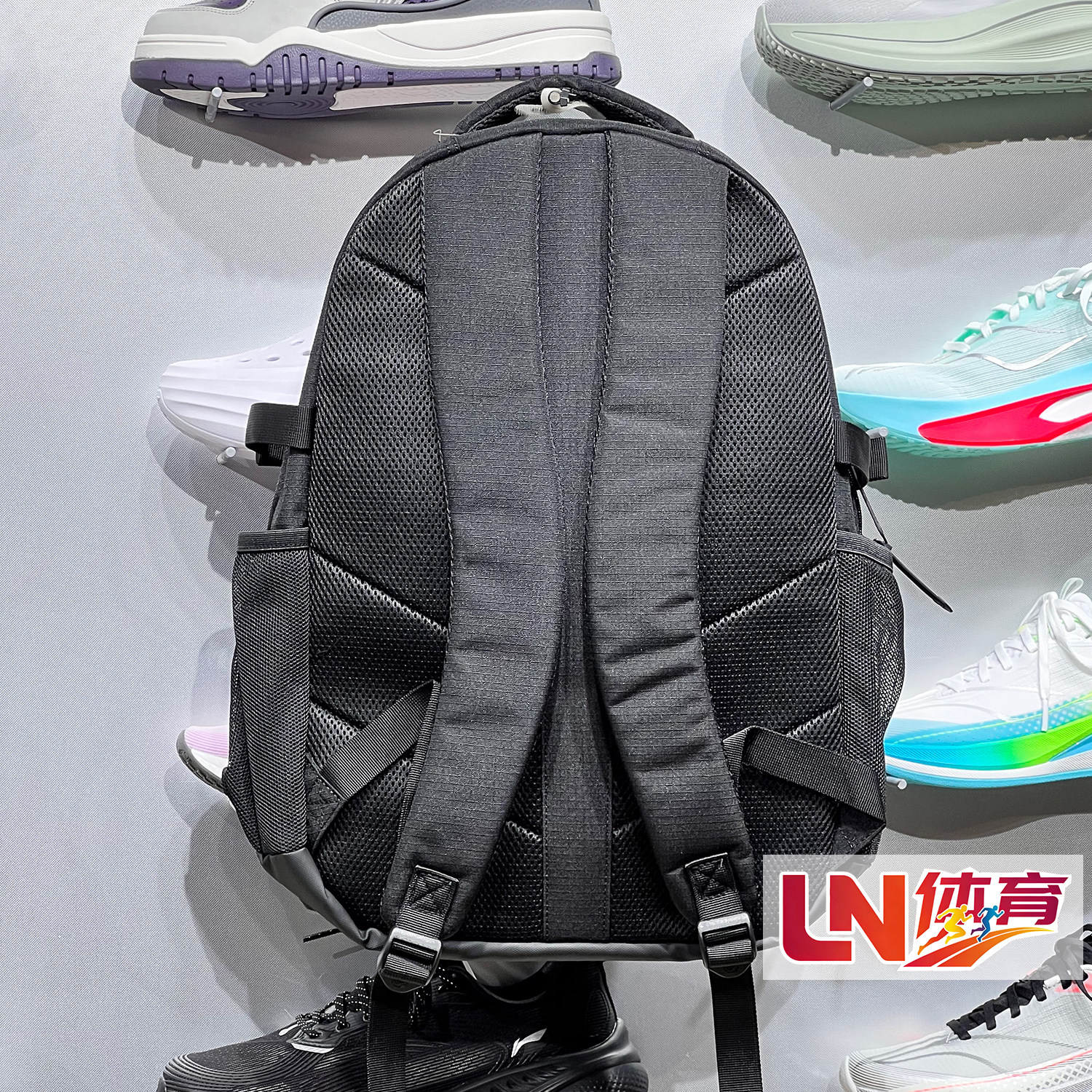 Li Ning Backpack 2026 Autumn New Product Men and Women Same Style Anti-Wu BADFIVE Reflective Water-Repellent Backpack ABSW341