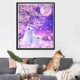 Мультяшный кролик, детские наклейки для спальни, инкрустировано бриллиантами, новая коллекция