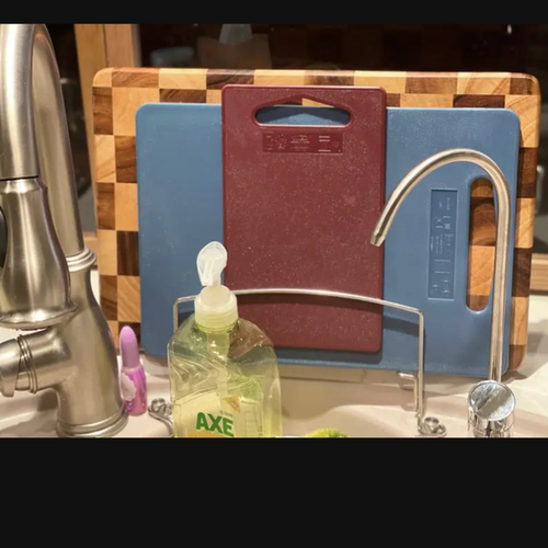 IKEA宜家伯里图 砧板2件套组合装塑料绿色蓝色水果切菜板国内代购 - 图0