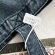 Denim canvas bag Xifanni shoulder bag embroidered American style