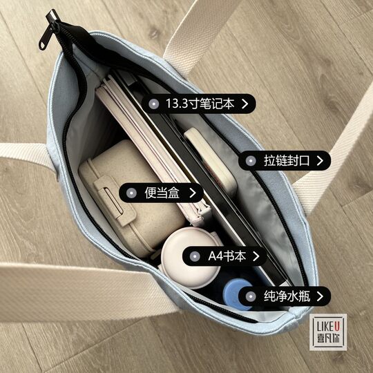 Original cat canvas bag student literary shoulder bag large