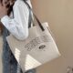 Xifanni Canvas Bag Letter Tote
