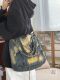 Xifanni one-shoulder portable denim retro tote bag