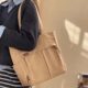 Xifanni Japanese and Korean literary commuting canvas tote bag