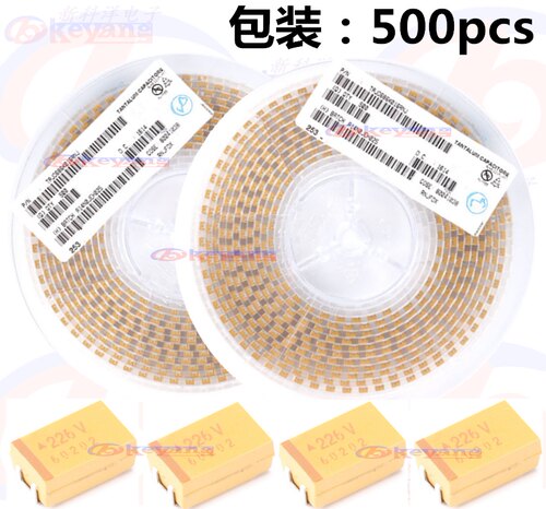 TAJD106K035RNJ 贴片钽电容 10uF 35V D型7343-31 AVX 106K - 图3