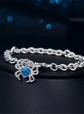 韩式简单魅力灵动猫咪小众设计感手链手饰送闺蜜手饰巨蟹海豚手串