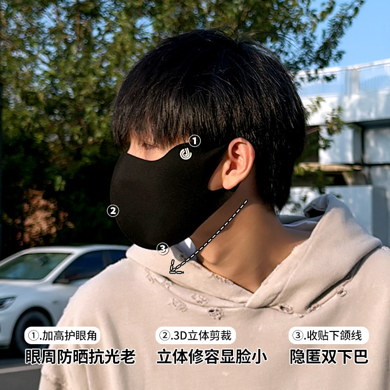 Jodhat男士厚款口罩保暖防风防寒可水洗遮全脸骑车户外黑色面罩女,淘宝优惠券,粉丝福利购,淘宝优惠卷