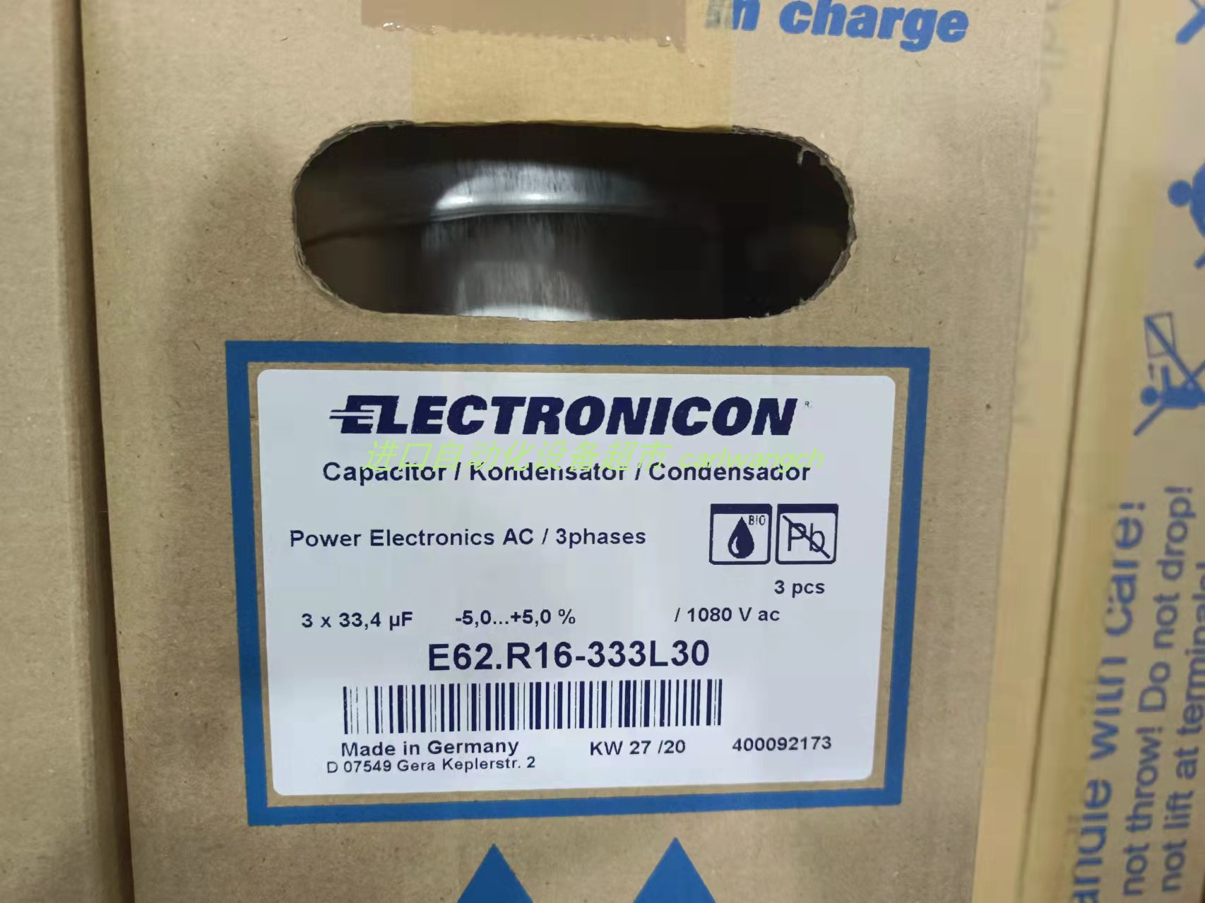 ELECTRONICON E62.G62-153G10电容E50.N13-424NT0全新原装-图0