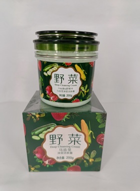 好莉卡马齿苋深层洁肤霜多效配方清洁肤质上的污垢彩妆汗水清爽