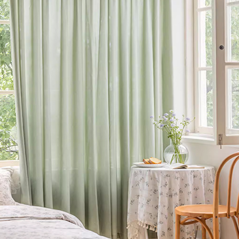 Sheer curtains blackout high-end balcony bay window curtains and screens