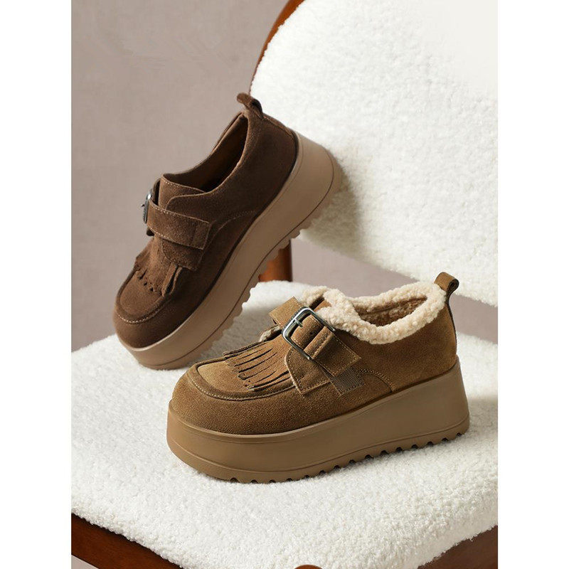 同款2026年春季新款英伦深口女单鞋厚底复古加绒乐福鞋勃肯鞋E8N1,淘宝优惠券,粉丝福利购,淘宝优惠卷