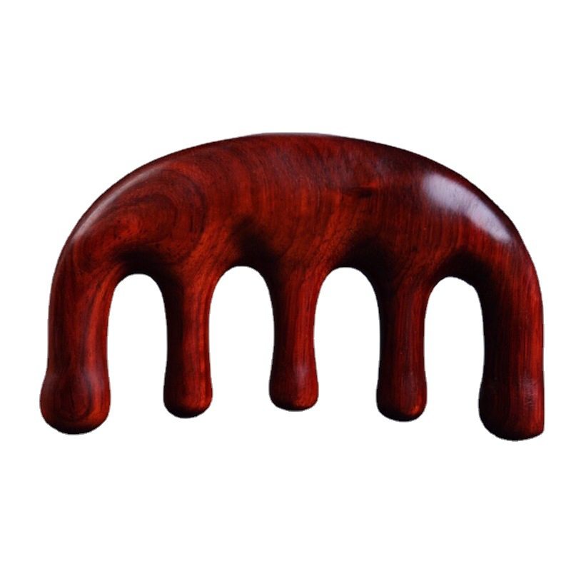 紫檀木梳古风雕刻手工打磨宽齿按摩梳个人护理直发檀木梳,淘宝优惠券,粉丝福利购,淘宝优惠卷