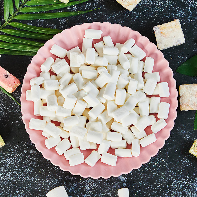 十味町低甜度白色棉花糖牛扎糖材料diy 烘焙做奶枣雪花酥原料500,淘宝优惠券,粉丝福利购,淘宝优惠卷