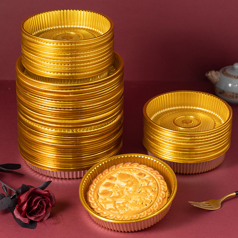 大月饼包装袋1斤2斤广式机封500g袋家用1000芋泥麻薯黄金大饼底托 - 图0