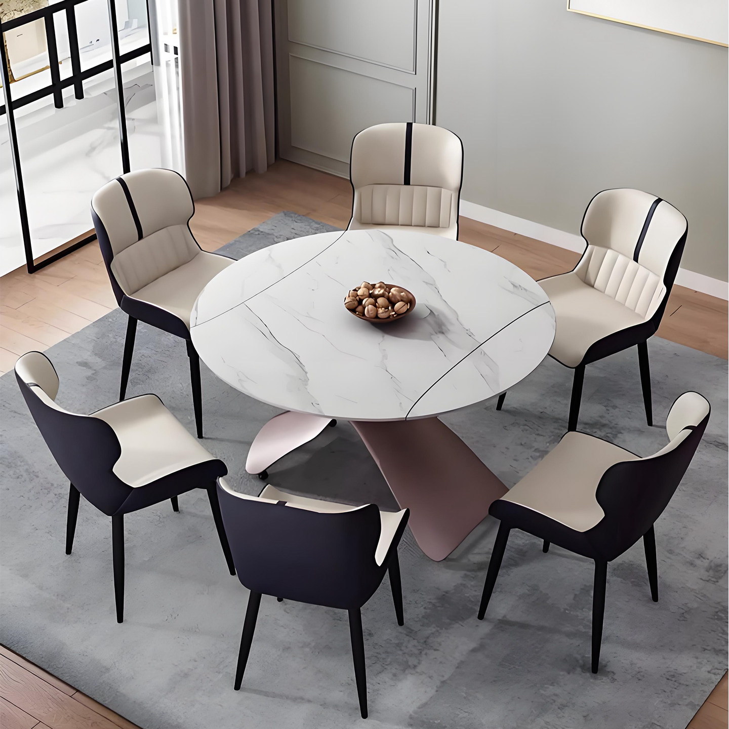 升降茶几餐桌两用多功能二合一小户型岩板可变圆饭桌2025新款家用,淘宝优惠券,粉丝福利购,淘宝优惠卷