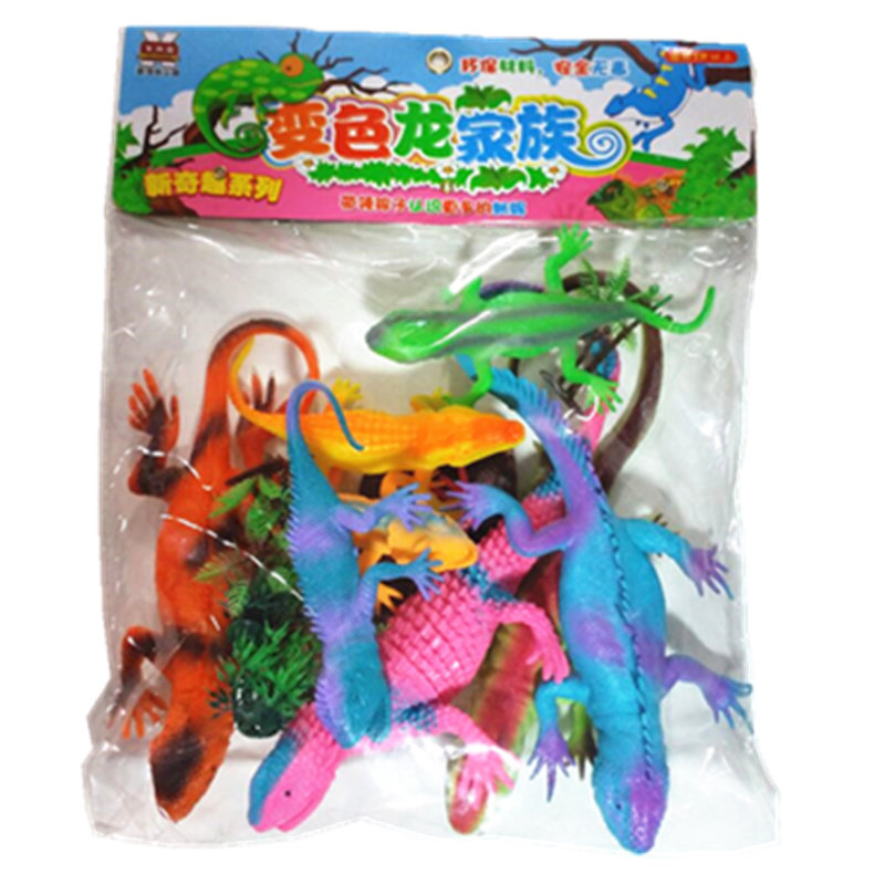 儿童玩具蜥蜴软胶静态仿真动物套装儿童叫叫蜥蜴变色龙塑胶鳄鱼,淘宝优惠券,粉丝福利购,淘宝优惠卷