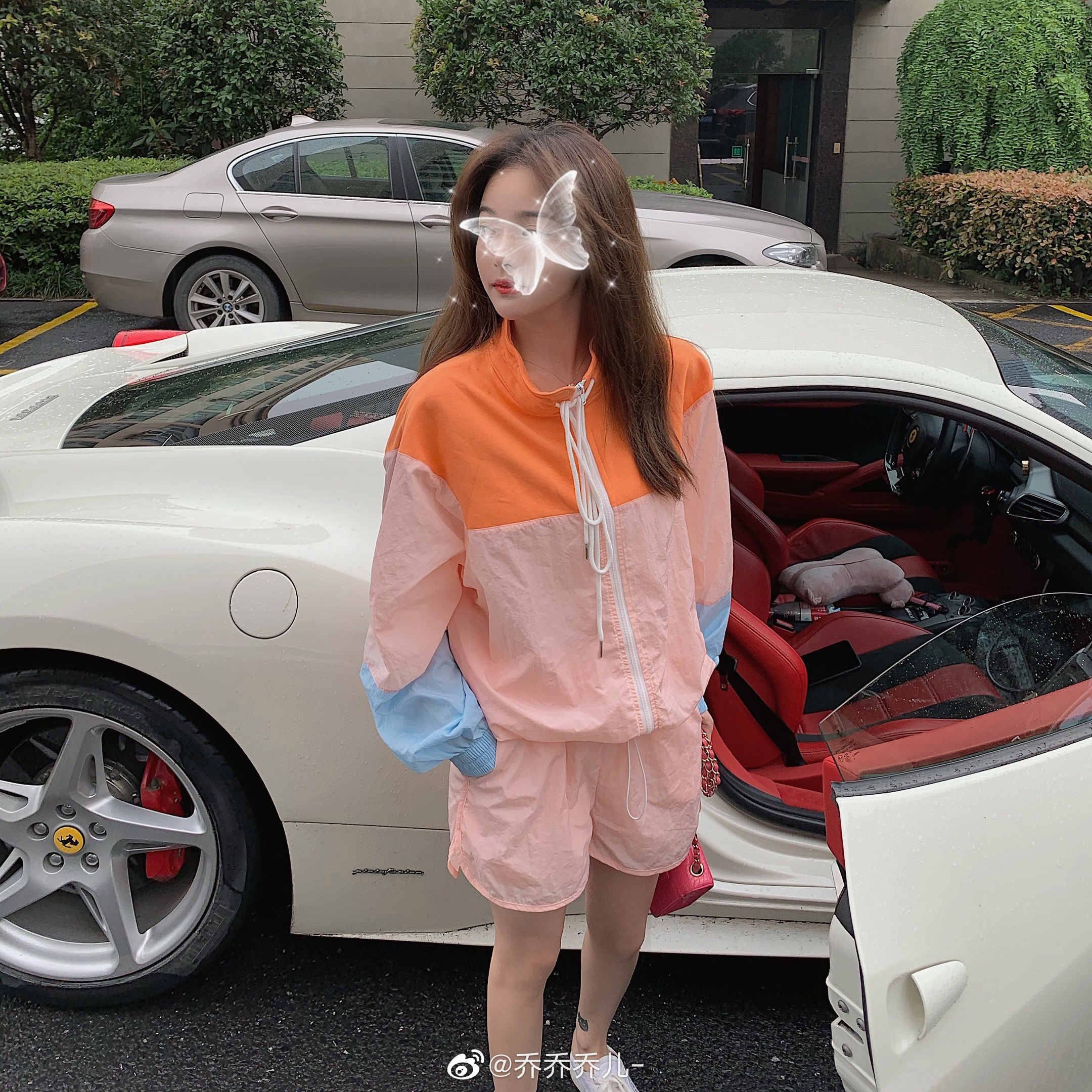 钱夫人家雪梨定制薄款立领拼色防晒外套高腰阔腿短裤休闲账动套装 钱夫人家雪梨定制薄款立领拼色防晒外套高腰阔腿短裤休闲账动套装