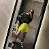 Bà Qian 3M quần thể thao phản quang nữ 2019 mới đầm mùa hè in eo cao sinh viên dây rút nhỏ quần short tươi - Quần short quần đùi bò nữ Quần short