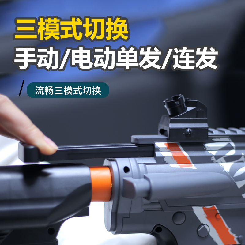 m416电动软弹枪抛壳玩具枪连发手自一体儿童男孩枪玩具仿真软蛋枪-图2