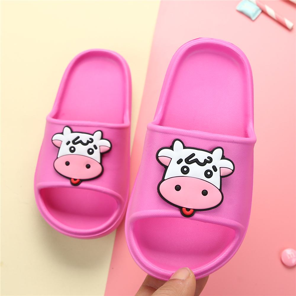 2020夏季儿童拖鞋软底轻底男童女童家居防滑可爱卡通EVA家用托鞋 - 图1