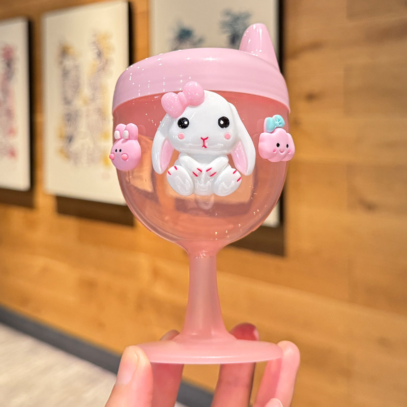 爆款学饮杯创意儿童高脚杯宝宝酒杯果汁杯防摔耐摔卡通宝宝牛奶杯,淘宝优惠券,粉丝福利购,淘宝优惠卷
