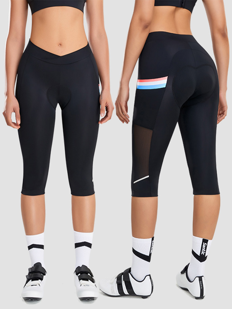 Santic森地客春夏季骑行裤女专业透气自行车单车短裤长裤七分裤,淘宝优惠券,粉丝福利购,淘宝优惠卷