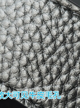 女款简约复古牛皮银扣腰带