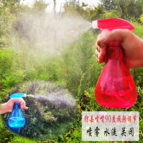 浇花喷壶喷水壶透明家用室内园艺神器小可爱喷雾瓶500ml喷水器 - 图1