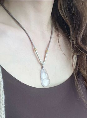 保真高冰玉髓葫芦福禄双全吊坠