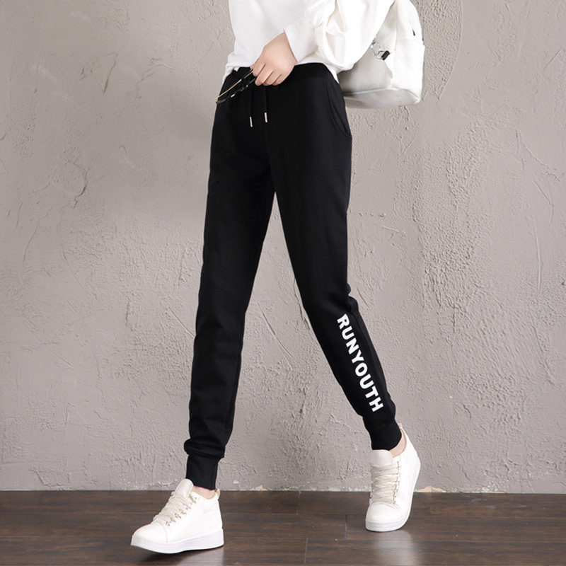 秋季2020新款潮宽松束脚休闲运动裤 瑶萍安休闲裤