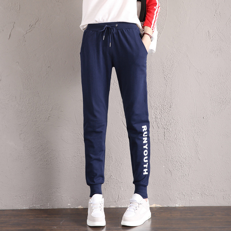 秋季2020新款潮宽松束脚休闲运动裤 瑶萍安休闲裤