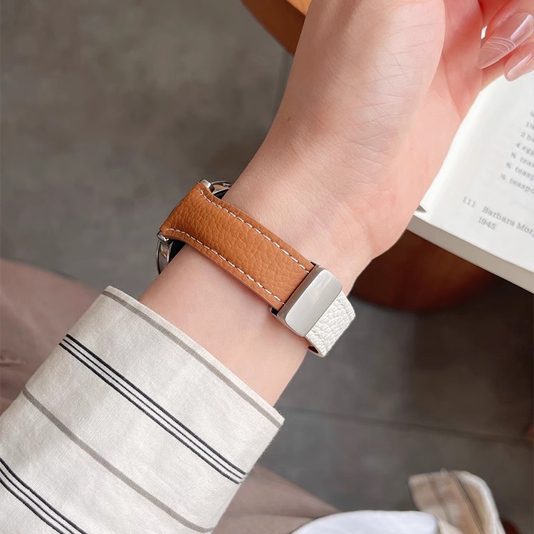 适用华为手表GT6表带女新款gt5/4真皮皮质gt3智能手表带watch5/4/3pro磁吸gt2高级pro时尚女款夏季41mm女士男 - 图2