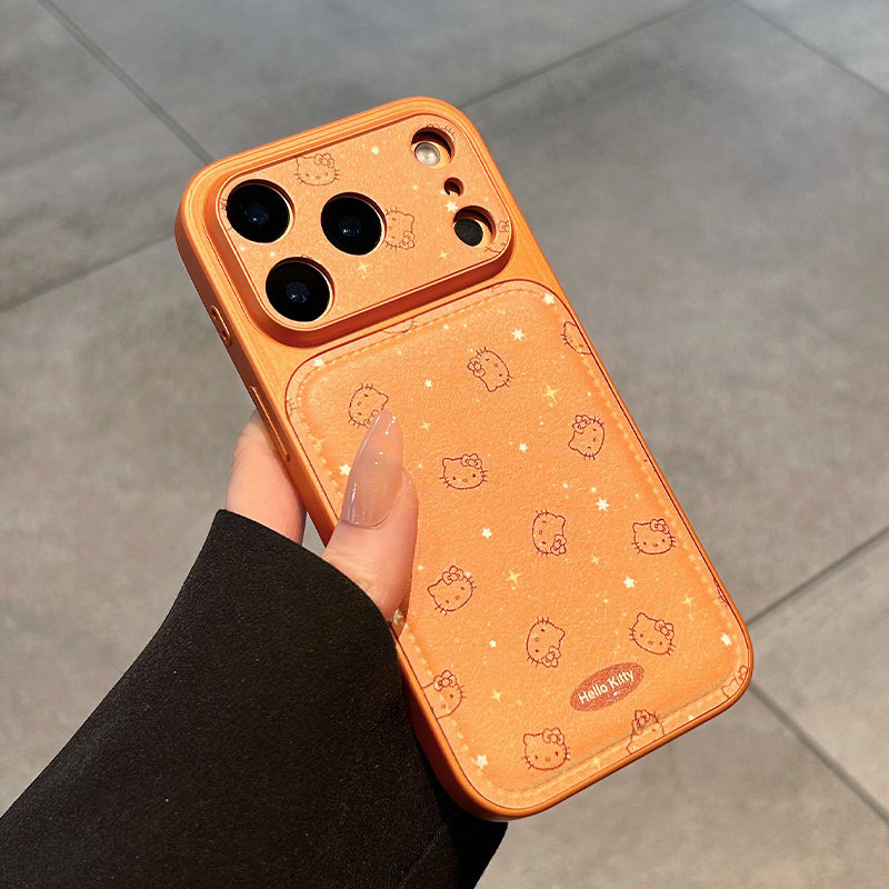 适用苹果17promax手机壳新款iPhone17橙色满屏kt猫17pro高级感16全包防摔15硅胶pm卡通pro小众可爱14女款超火,淘宝优惠券,粉丝福利购,淘宝优惠卷