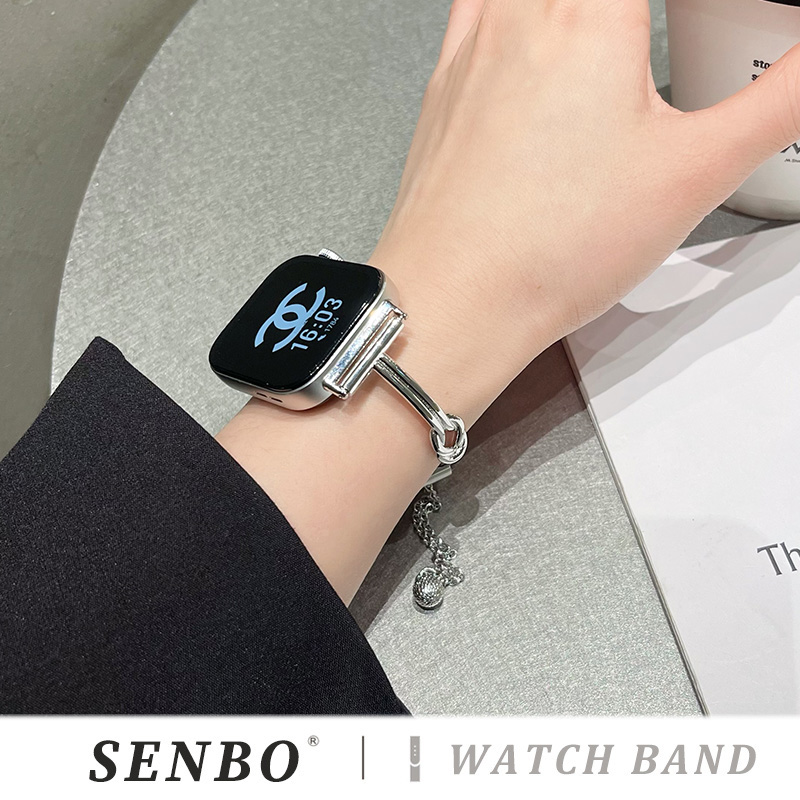 适用华为watch fit4手表带新款fit3扭结镂空表带fit1/2代new金属手链式轻奢腕带watchfit3时尚高级感fit女款 - 图1