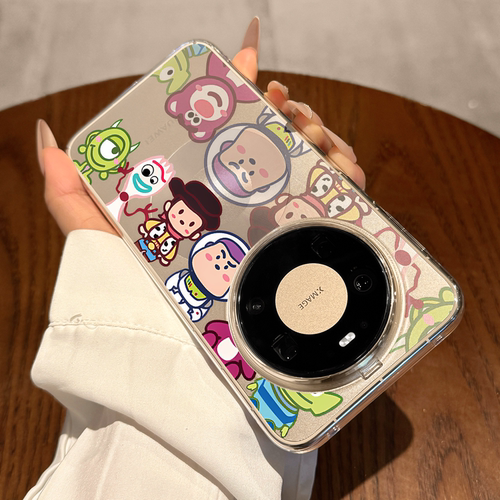 适用华为mate80手机壳新款mate80pro卡通玩具家族mate80promax超薄透明mt高级感promax创意pro个性男女款防摔 - 图2