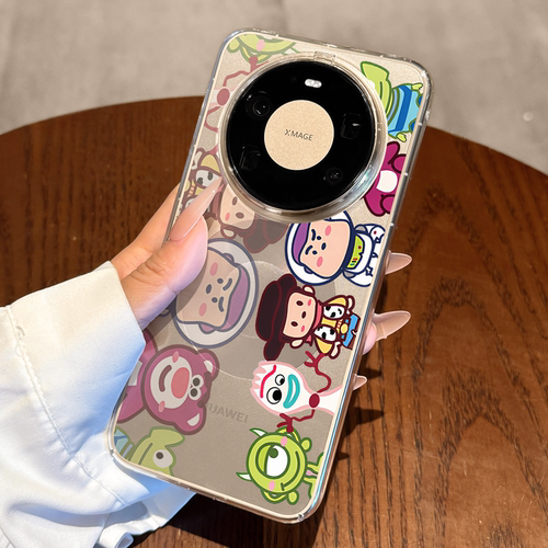 适用华为mate80手机壳新款mate80pro卡通玩具家族mate80promax超薄透明mt高级感promax创意pro个性男女款防摔 - 图1