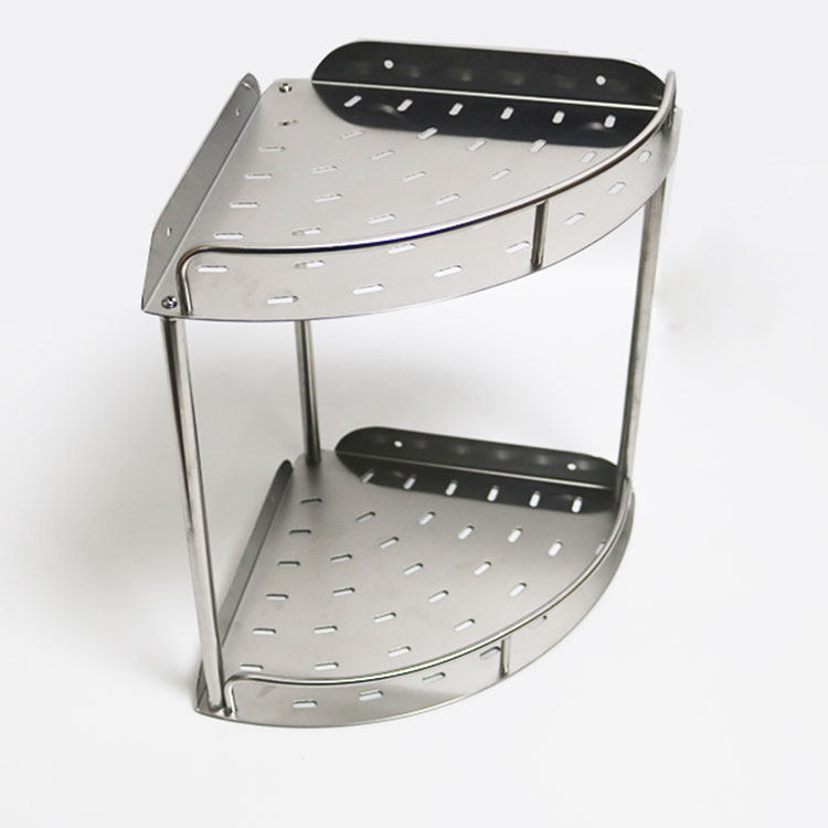 免打孔不锈钢 浴室置物架2层3层卫生间壁挂加厚三角架浴室角架,淘宝优惠券,粉丝福利购,淘宝优惠卷