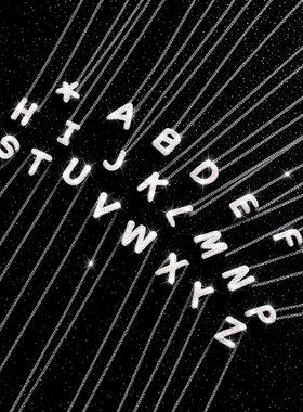 钻石18k超闪项链明星同款设计师