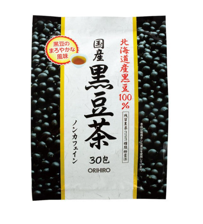 日本进口ORIHIRO 北海道产黑豆茶茶包30袋入精心烘培浓郁醇香冲饮 - 图3