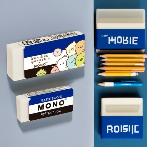 日本san-x蜻蜓mono轻松熊和角落生物儿童学生素描绘图干净橡皮擦 - 图2