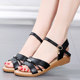 Extra-large mother size 44 pregnant women anti-slip flat sandals