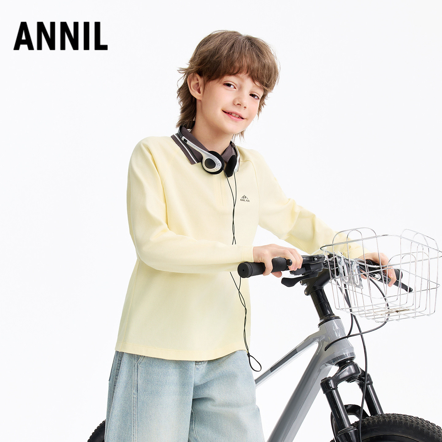 安奈儿童装男童翻领长袖POLO衫2026春新款,淘宝优惠券,粉丝福利购,淘宝优惠卷